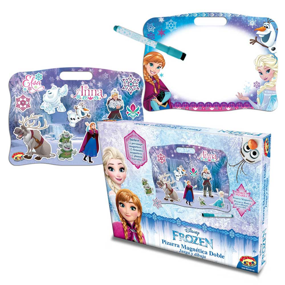 pizarra doble magnetica frozen