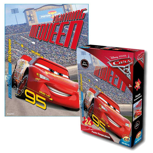 rompecabezas 24 piezas cars 3