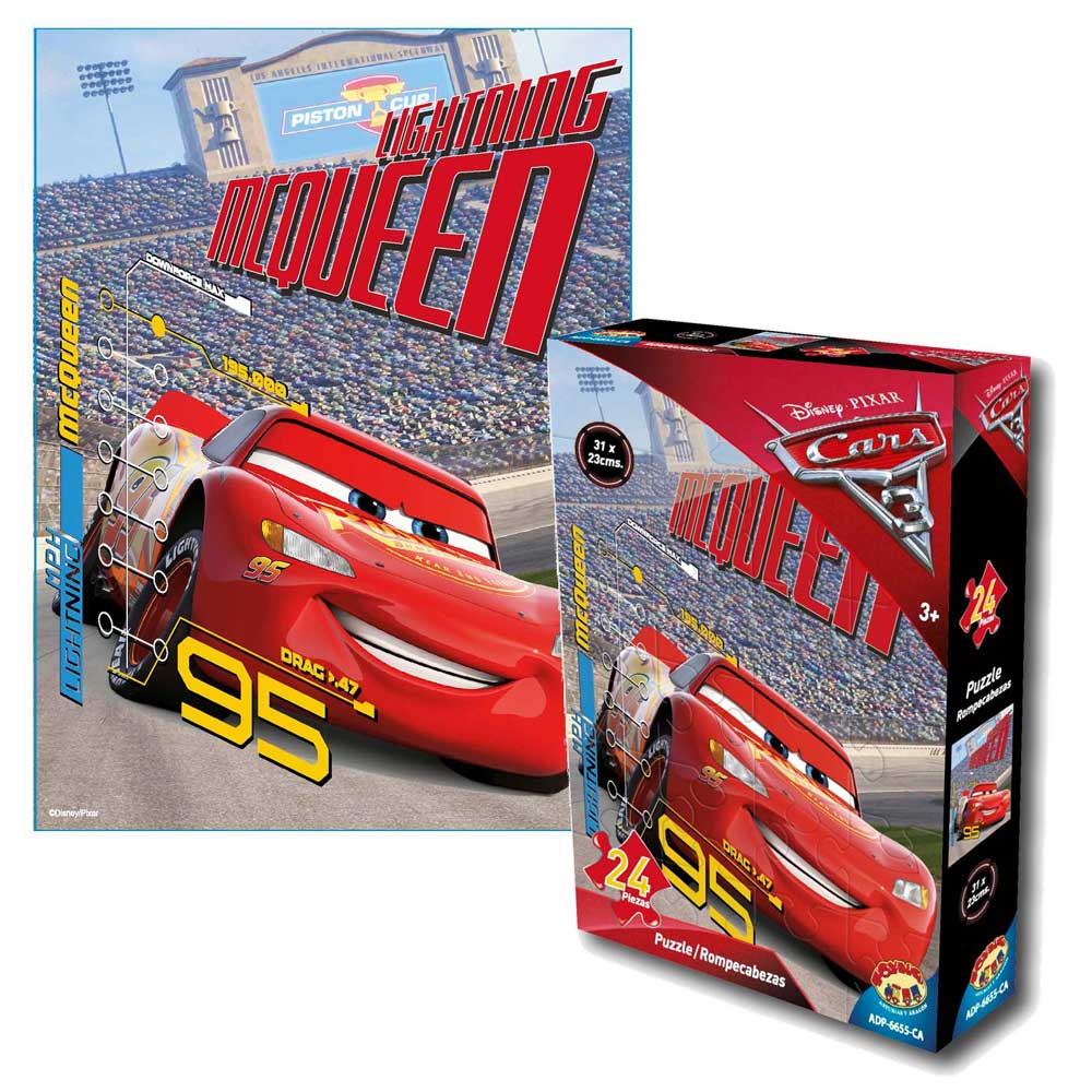 rompecabezas 24 piezas cars 3