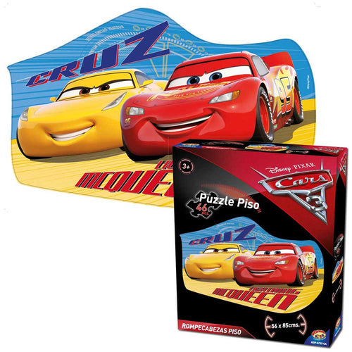 rompecabezas piso 46 piezas cars 3