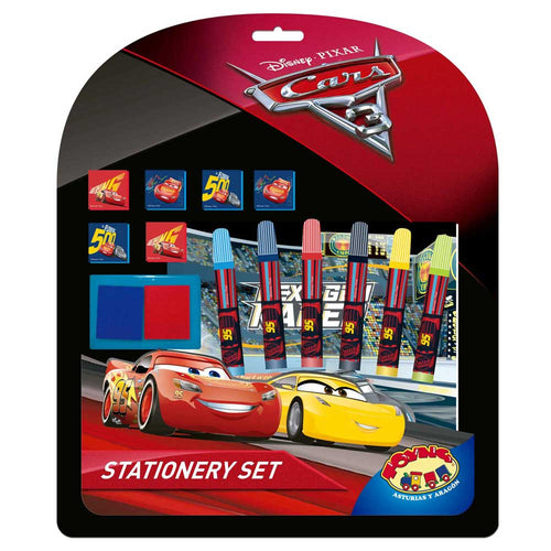 set  escolar de regalo 15 pzs cars 3