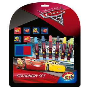 set  escolar de regalo 15 pzs cars 3