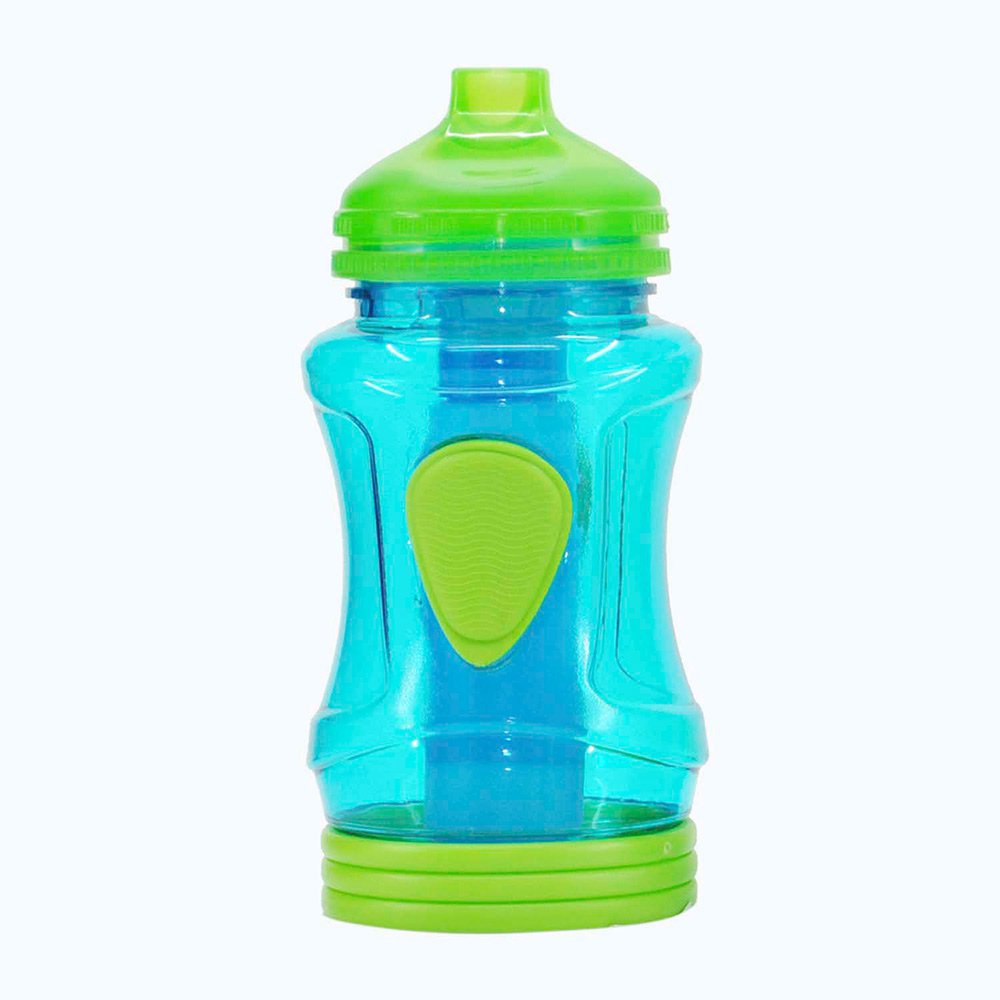 termo infantil con tapa verde