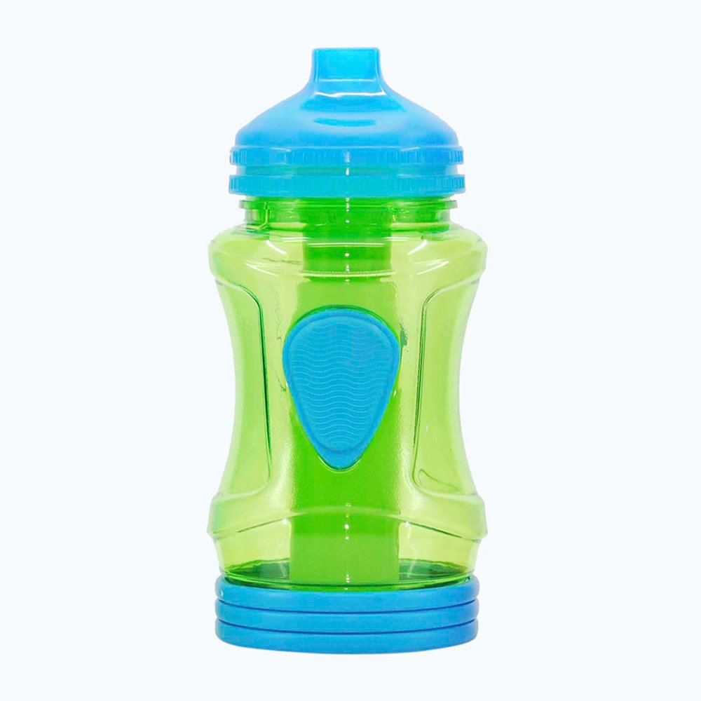 termo infantil con tapa azul