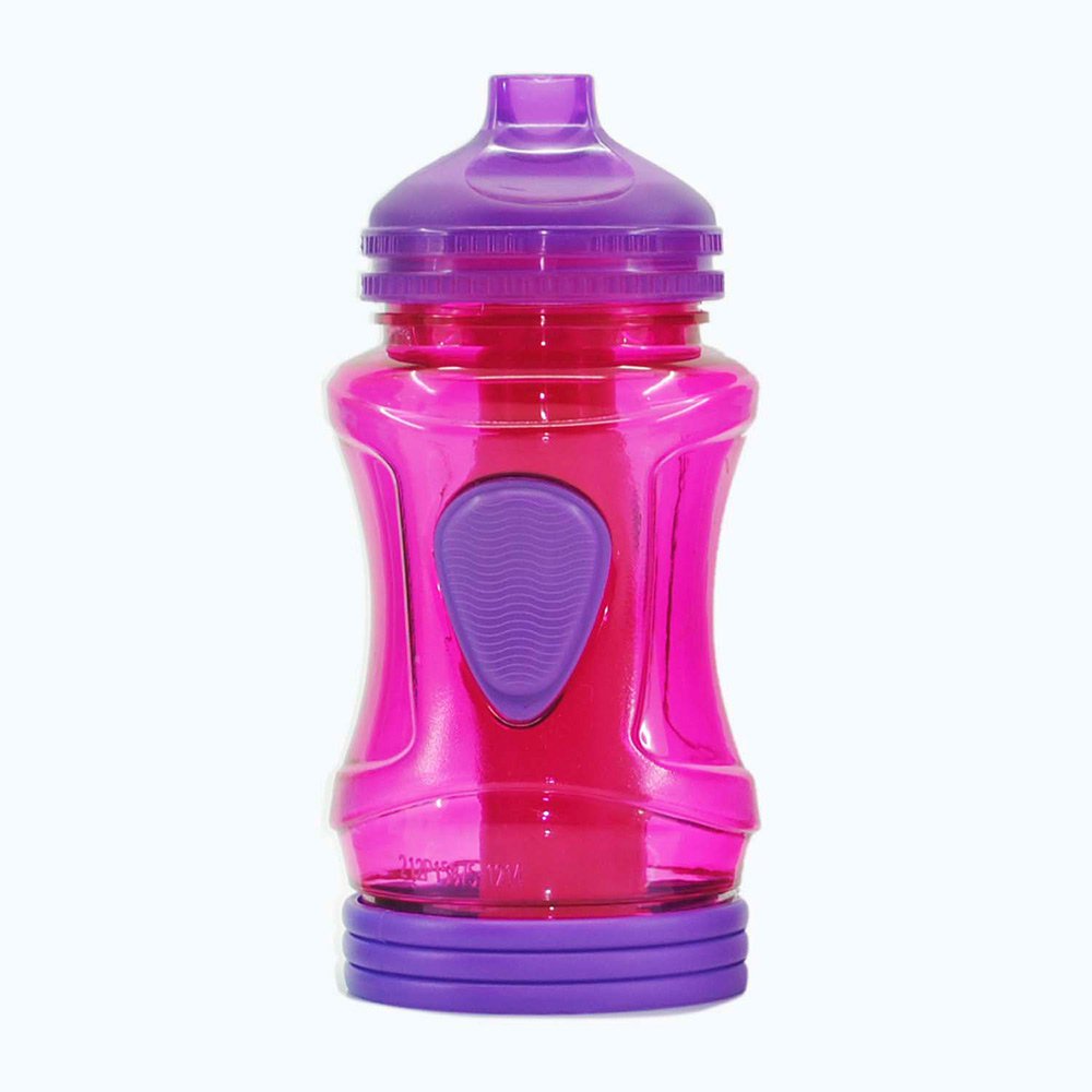 termo infantil con tapa morada