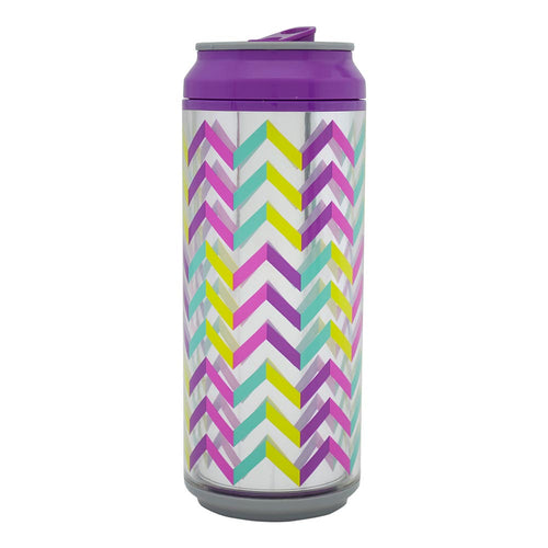 botella cool gear tipo lata color morado