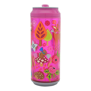 botella cool gear tipo lata color rosado