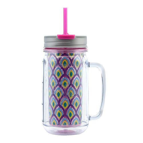 botella cool gear doble pared 16 oz  botilito morado