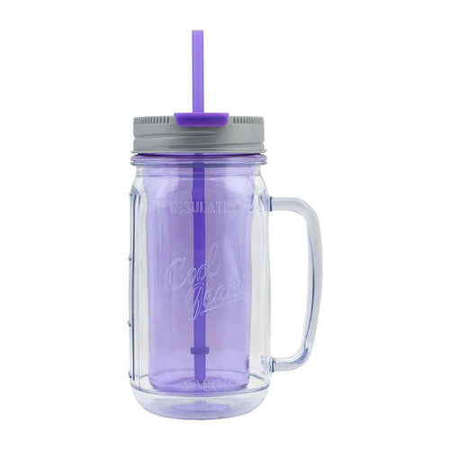 botella cool gear doble pared 16 oz  color morado