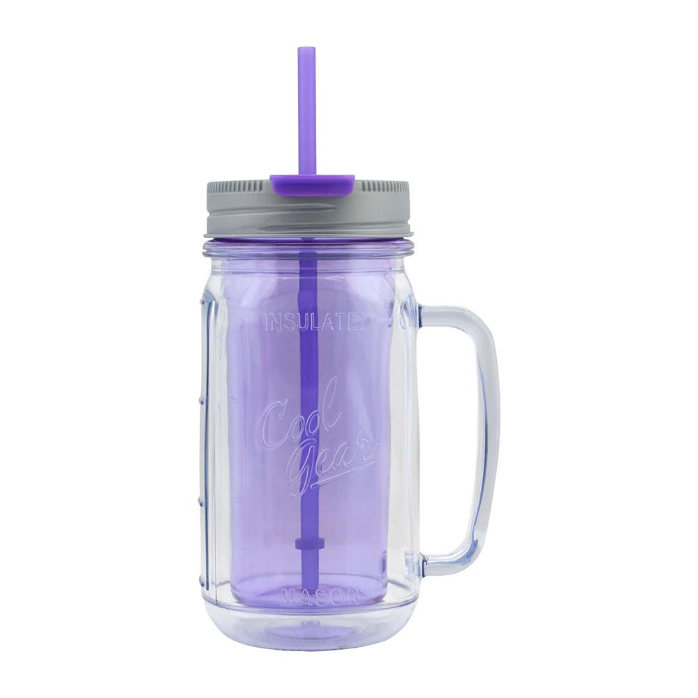 botella cool gear doble pared 16 oz  color morado