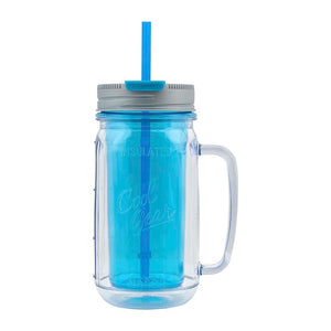 botella cool gear doble pared 16 oz  color azul