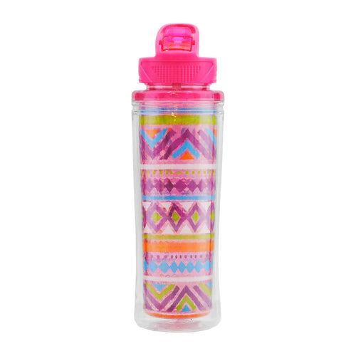 botella cool gear doble pared 20 oz tritan color fucsia