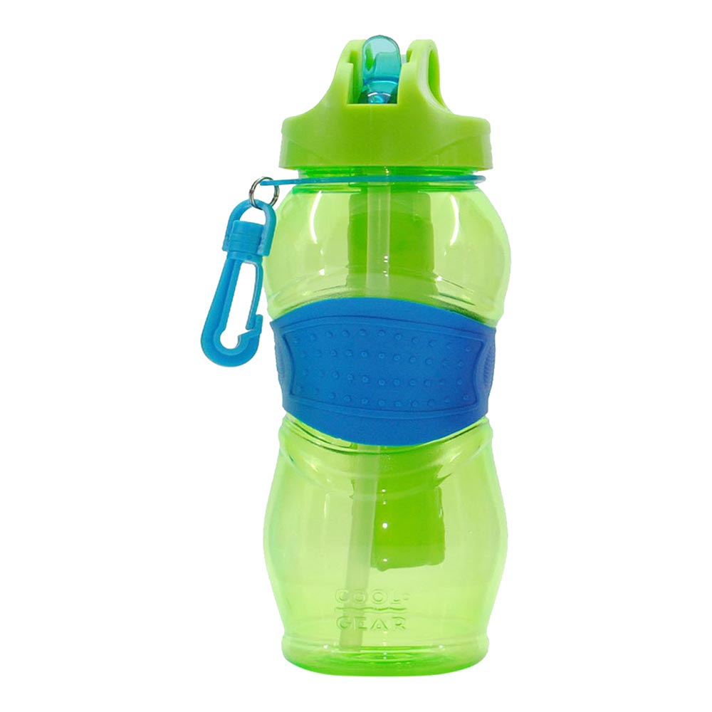 botella cool gear con pila  de gel interior   22 oz. color verde