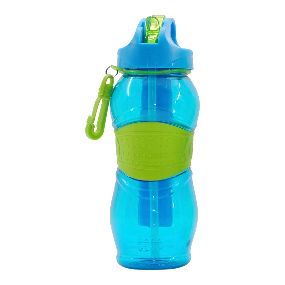 botella cool gear color azul con pila  de gel interior   22 oz