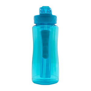 botella coolgear  con pila de gel material pctg   24 oz  color azul