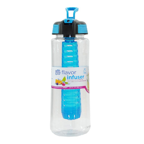 botella cool gear especial para infusion boquilla de succion 29 oz color azul