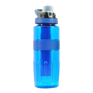 botella cool gear con pila  de gel interior   30 oz. color azul