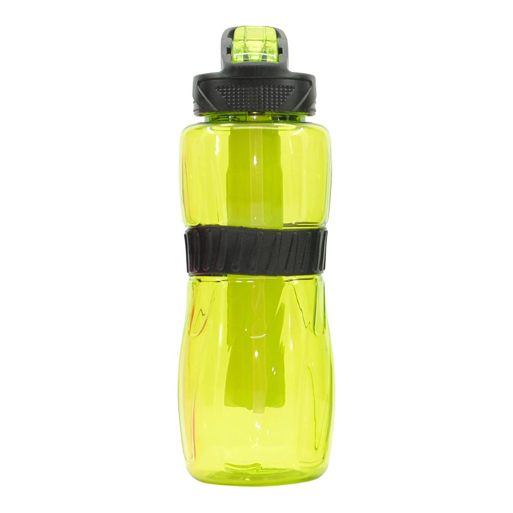 botella cool gear con pila  de gel interior con pitillo   32 oz color verde