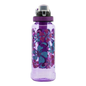 botella cool gear con pila  de gel interior con estampado  32 oz color morado