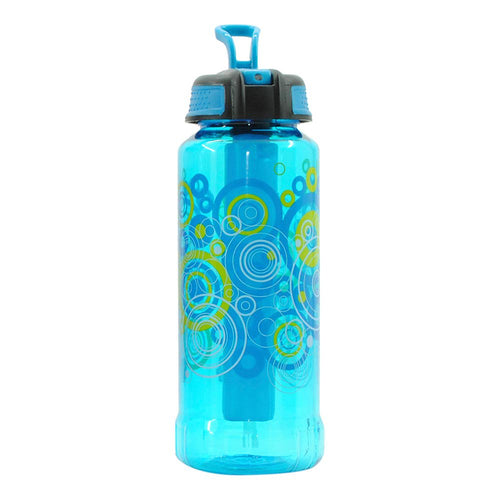 botella cool gear con pila  de gel interior   32 oz con gancho para colgar color azul