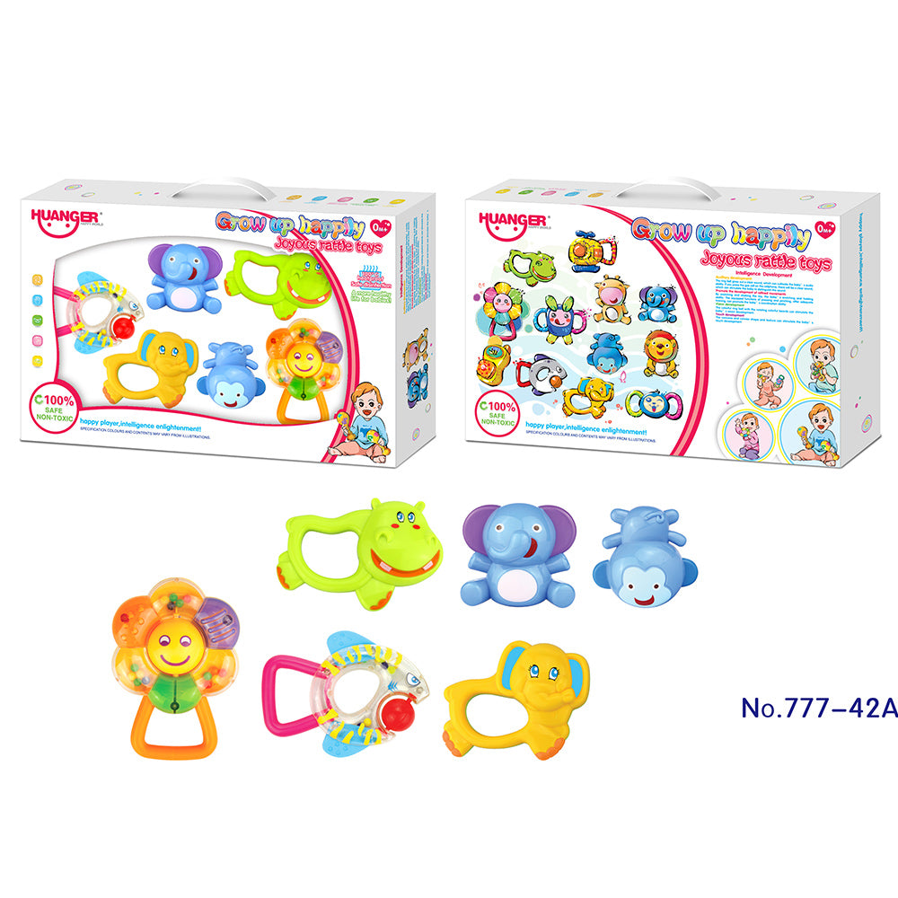 sonajero divertidos colores 6 huanger