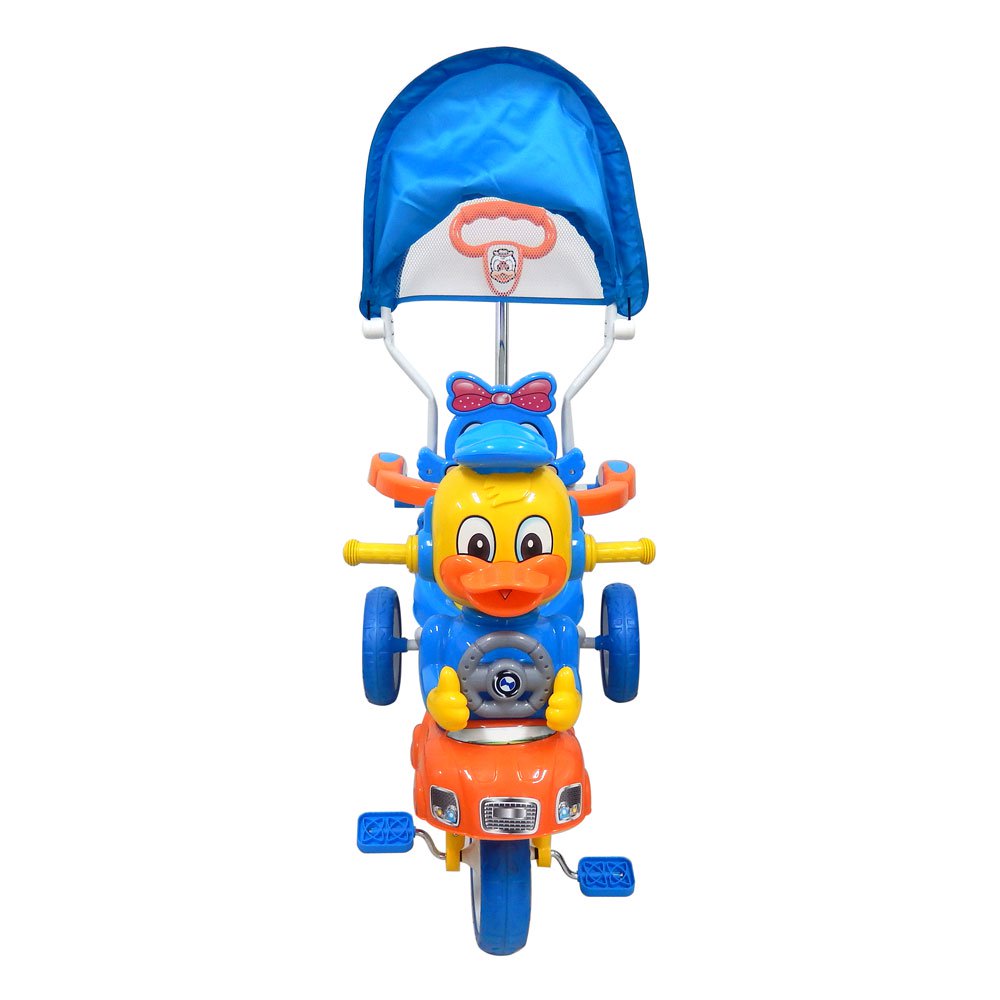 triciclo pato azul