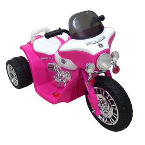 tricimoto electrica policia fucsia