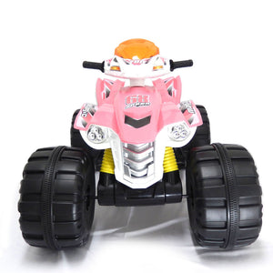 moto electrica playera rosado