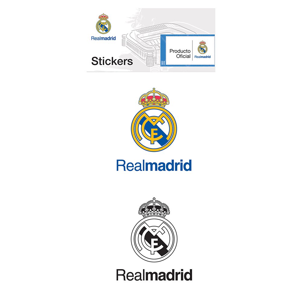 sticker   real madrid escudo