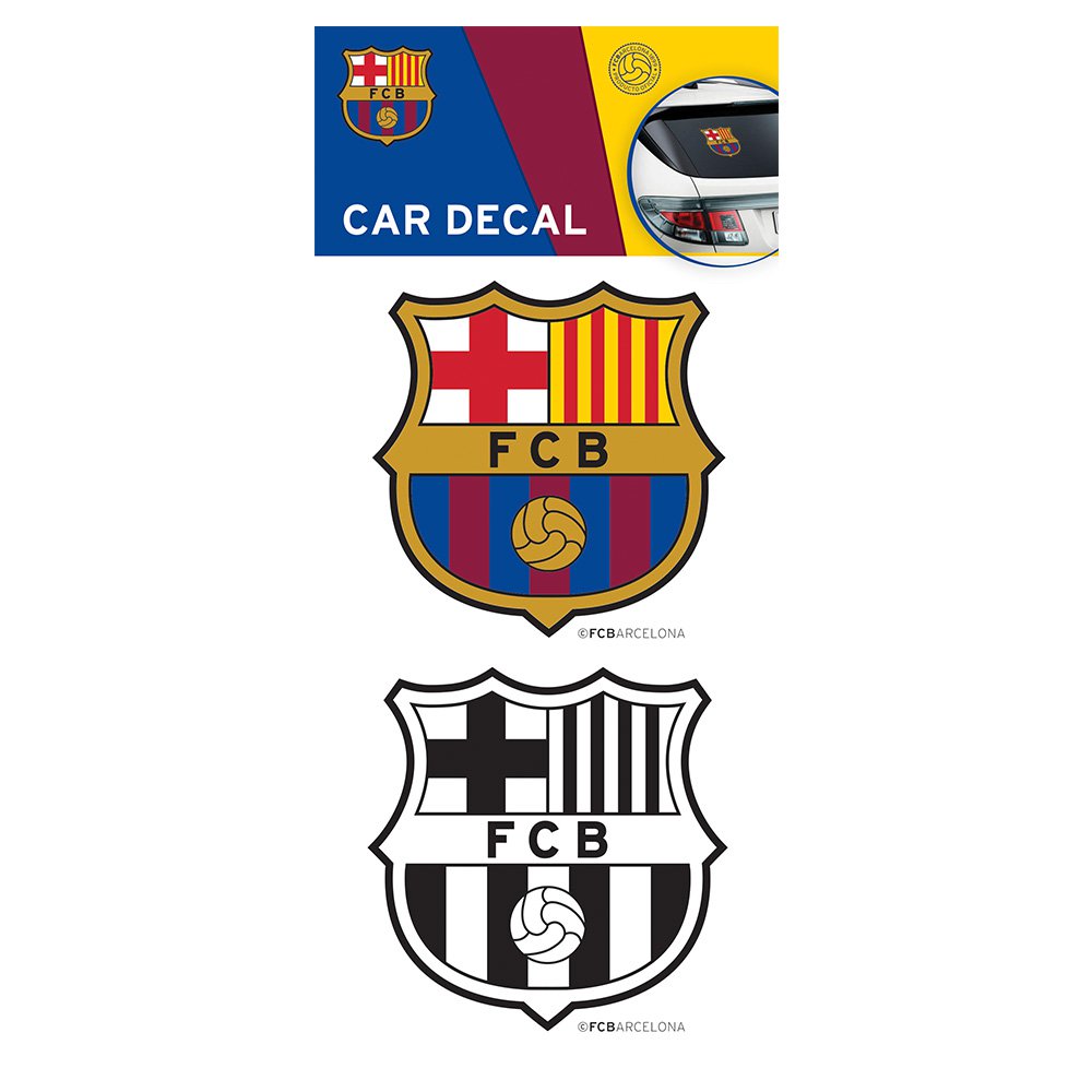 sticker para el carro   escudo barcelona fc