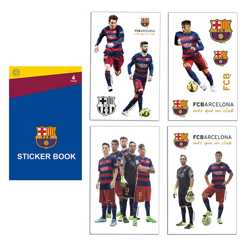 libro de stickers   jugadores del barcelona