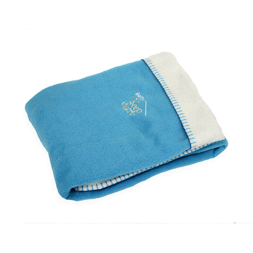 mi primera cobija nino     azul con beige