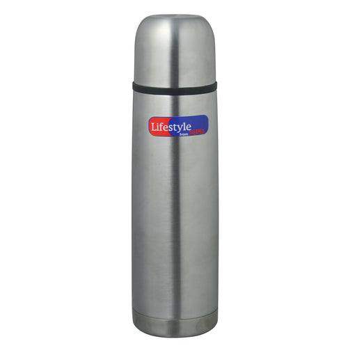 termo en acero inoxidable 0.35 lt   plateado