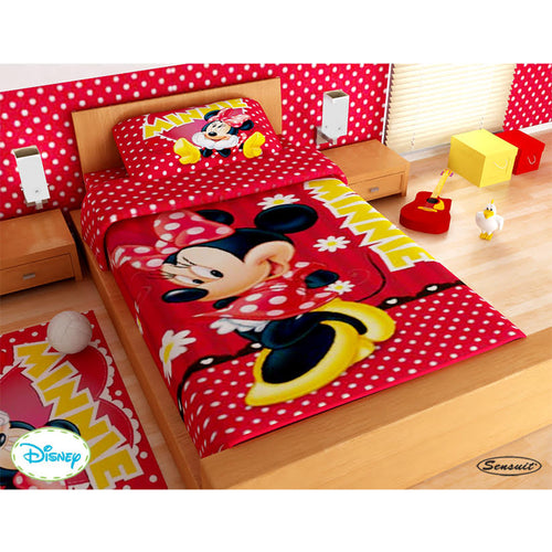 juego de sabanas   sabana minnie rojo   disney
