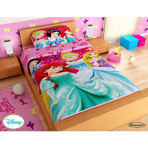 juego de sabanas   sabana princesas rosada   disney