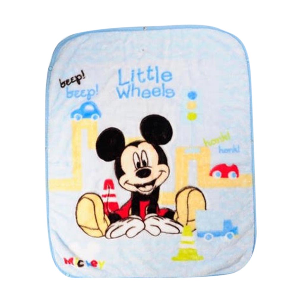 cobija baby sac mickey azul   disney