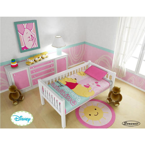 cobija cuna winnie pooh y piglet   disney