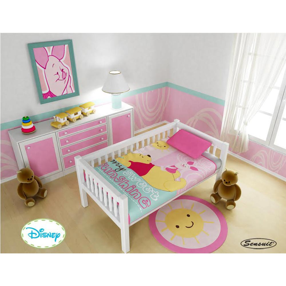 cobija cuna winnie pooh y piglet   disney