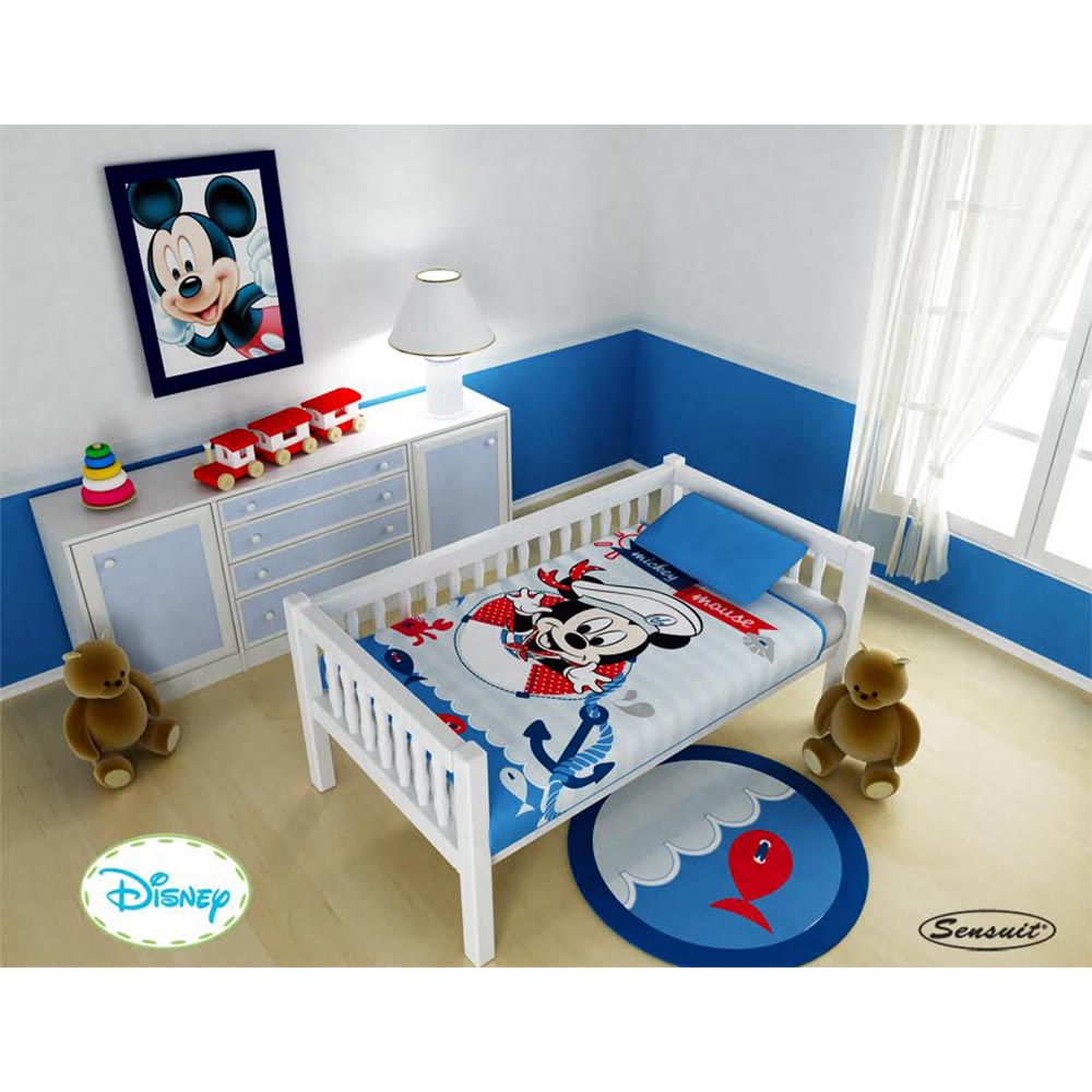 cobija cuna mickey marinero   disney