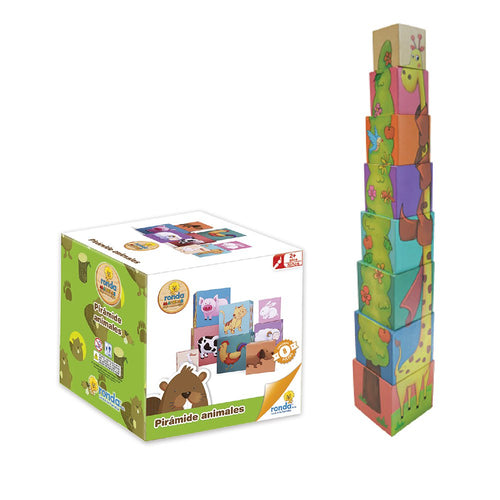 piramide cubo de animales