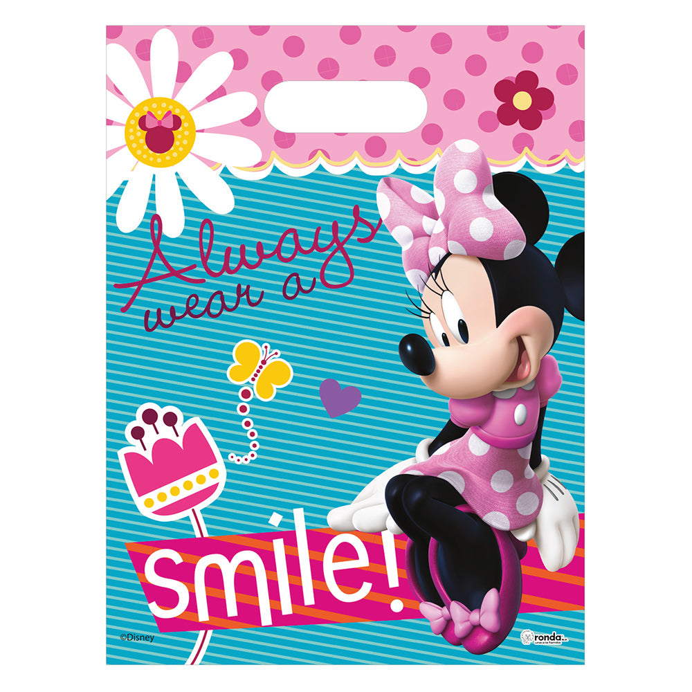 bolsa sorpresas minnie bow tique  x 8 unds