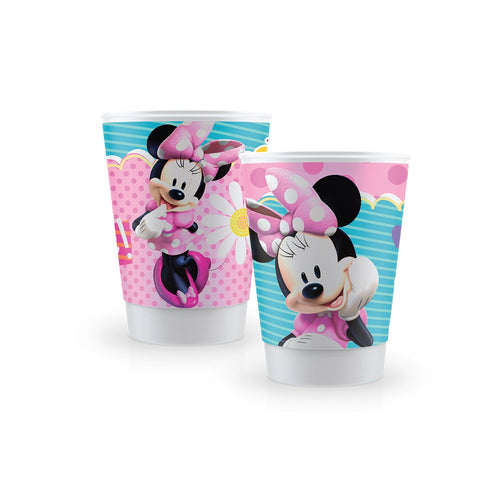 vasos minnie bow tique x 8 unds