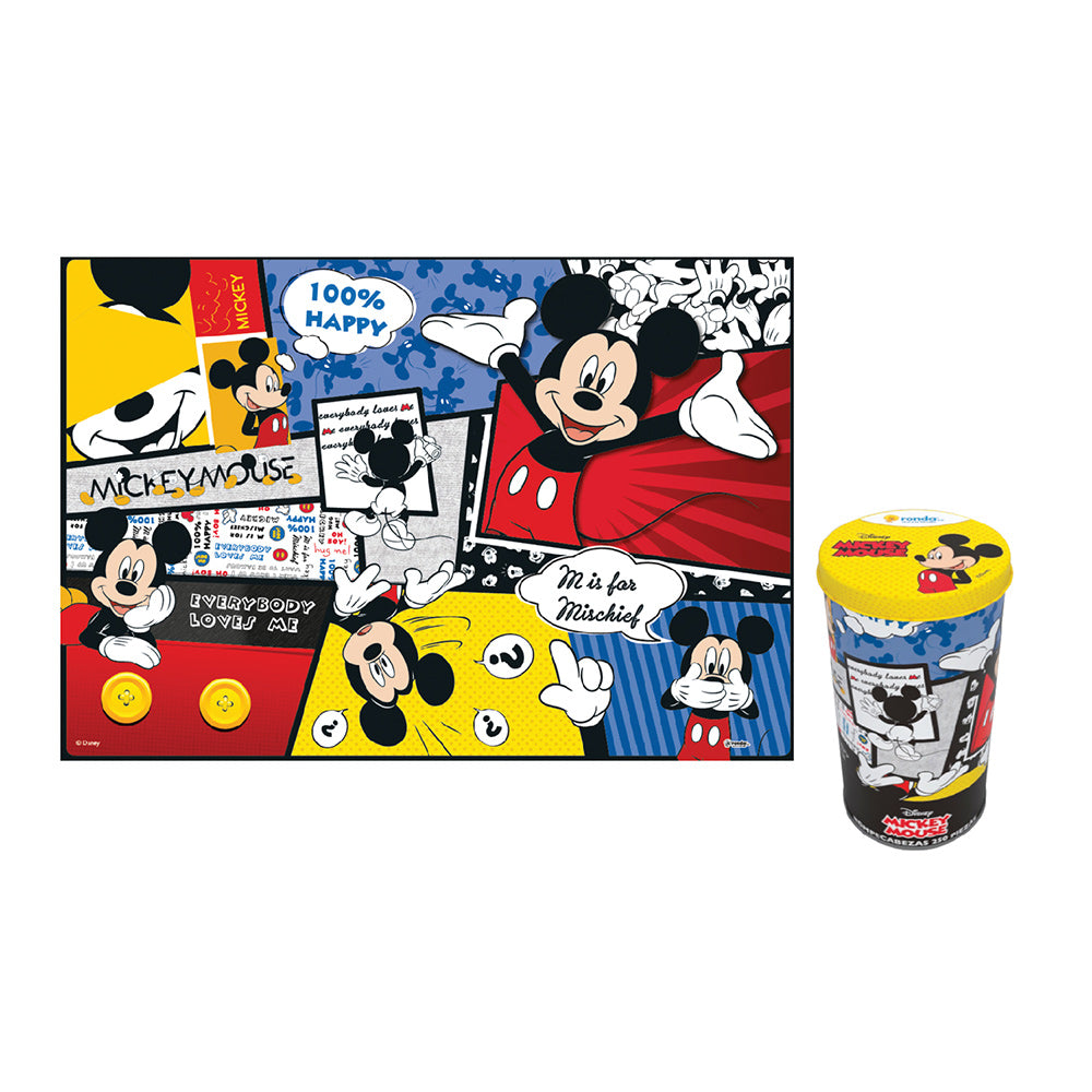 rompecabezas x 250 pzas lata mickey mouse