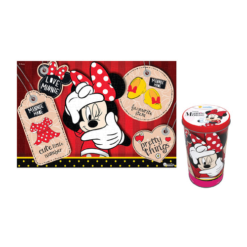rompecabezas x 250 pzas lata minnie mouse
