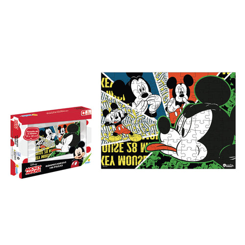 rompecabezas x 100 pzas mickey club house