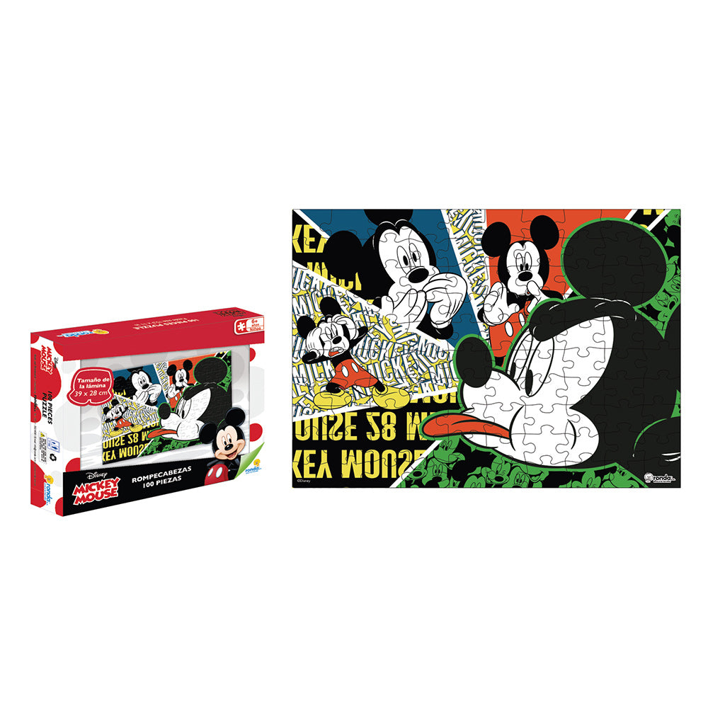 rompecabezas x 100 pzas mickey club house