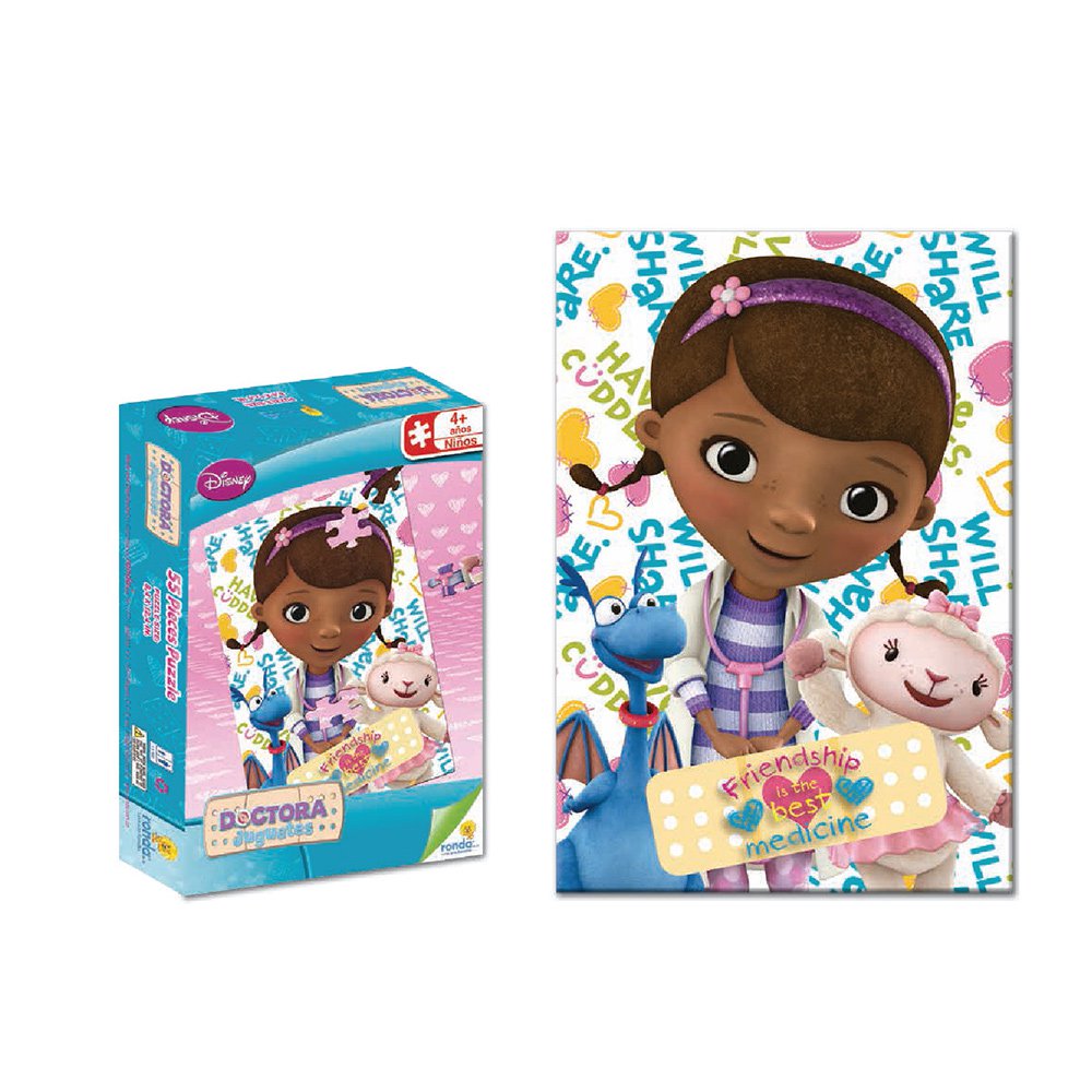 rompecabezas x 55 pzas doctora juguetes