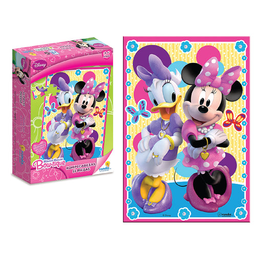 rompecabezas x 55 pzas minnie bow tique