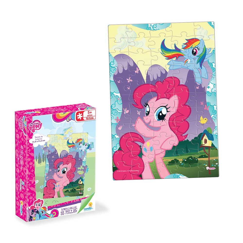 rompecabezas x 55 pzas my little pony
