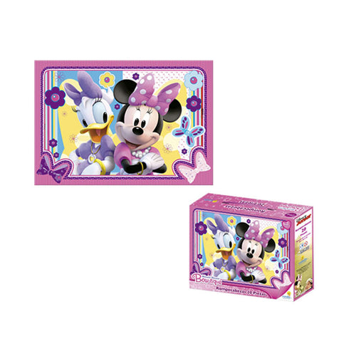 rompecabezas x 20 pzas minnie bow tique